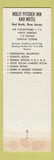 Matchbook Cover - Molly Pitcher Inn Redbank NJ