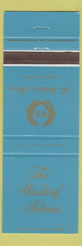 Matchbook Cover - Waldorf Astoria Hotel New York City