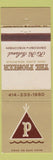 Matchbook Cover - The Pioneer Inn and Marina Oshkosh WI