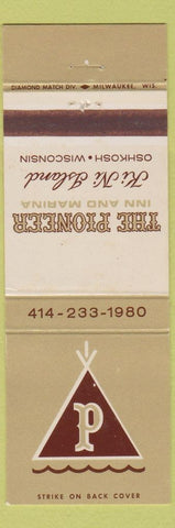 Matchbook Cover - The Pioneer Inn and Marina Oshkosh WI