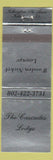 Matchbook Cover - Cascade Lodge Killington VT