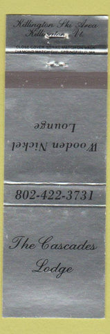 Matchbook Cover - Cascade Lodge Killington VT