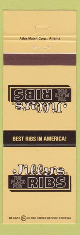 Matchbook Cover - Jilly's Ribs