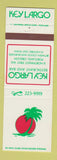 Matchbook Cover - Key Largo Restaurant Bar Portland OR WEAR