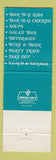 Matchbook Cover - Big Abner's Montebello CA Ribs WEAR
