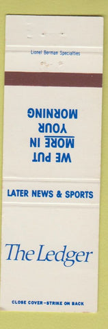 Matchbook Cover - The Ledger Newspaper Baltimore MD