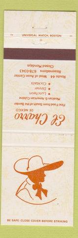 Matchbook Cover - El Charro Mexican Restaurant Avon CT WEAR