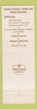 Matchbook Cover - Prestige West Restaurant Saloon Baytown TX