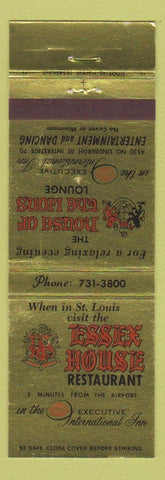 Matchbook Cover - Essex House Restaurant ST Louis MO