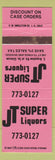 Matchbook Cover - JT Super Liquor  Littleton Colorado?