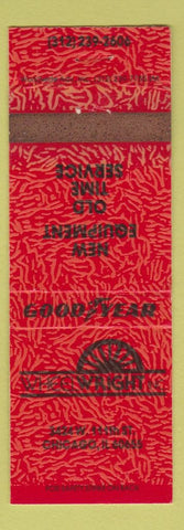 Matchbook Cover - Wheel Wright Chicago IL Goodyear Tires WORN