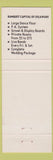 Matchbook Cover - Horseless Carriage Restaurant Newark DE