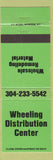 Matchbook Cover - Wheeling Distribution Center Hardware? WV