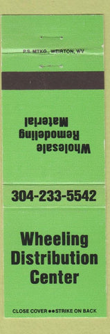 Matchbook Cover - Wheeling Distribution Center Hardware? WV