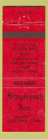 Matchbook Cover - Stagecoach Inn Guilford CT