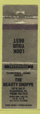 Matchbook Cover - Beauty Shoppe Clearfield PA WEAR