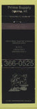 Matchbook Cover - Lakeshore Country Club Council Bluffs IA