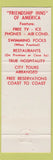 Matchbook Cover - Greystone Motel Three Rivers MI Friendship Inns