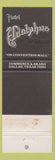 Matchbook Cover - Hotel Adolphus Dallas TX