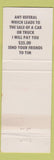 Matchbook Cover - Ed Shults Chevrolet Jamestown NY RED