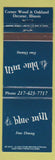 Matchbook Cover - Blue Mill Decatur IL