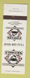 Matchbook Cover - Fiddler's Seafood Italian Carbondale IL