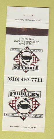 Matchbook Cover - Fiddler's Seafood Italian Carbondale IL