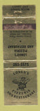 Matchbook Cover - Longo's Pizza Chardon OH WORN