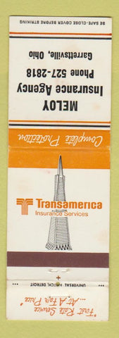 Matchbook Cover - Meloy Insurance Garrettsville OH WEAR