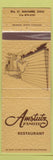 Matchbook Cover - Amstutz Family Restaurant Navarre OH