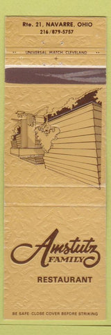 Matchbook Cover - Amstutz Family Restaurant Navarre OH