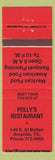 Matchbook Cover - Polly's Restaurant Amarillo TX Mexican