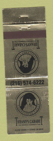 Matchbook Cover - Tiffany's Cabaret Strip Club CHAIN WORN