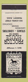 Matchbook Cover - Proctor House Peabody MA