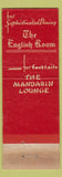 Matchbook Cover - Myles Standish Hotel Boston MA WEAR