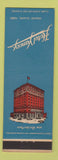 Matchbook Cover - Hotel Yancey Grand Island NE blue