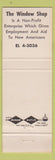 Matchbook Cover - Window Shop Cambridge MA