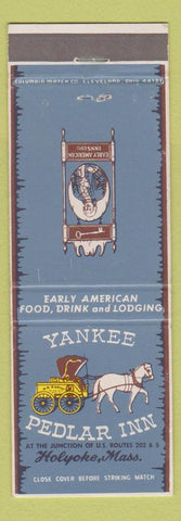 Matchbook Cover - Yankee Pedlar Inn Holyoke MA