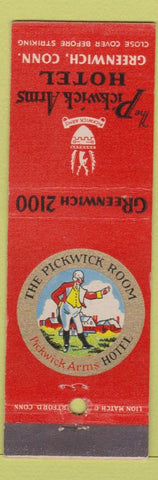 Matchbook Cover - Pickwick Arms Hotel Greenwich CT