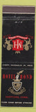 Matchbook Cover - Hotel Bond Hartford CT BLACK