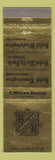 Matchbook Cover - Bensen Hotels Indianapolis Chicago Minneapolis WEAR