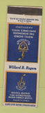 Matchbook Cover - Hotel Bond Hartford CT Diamond