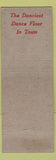 Matchbook Cover - Hotel Bond Hartford CT Diamond