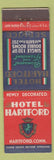 Matchbook Cover - Hotel Hartford CT