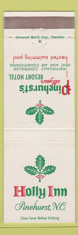 Matchbook Cover - Holly Inn Pinehurst NC