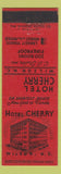 Matchbook Cover - Hotel Cherry Wilson NC