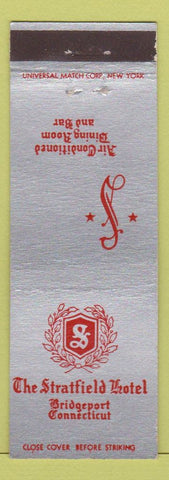 Matchbook Cover - Statfield Hotel Bridgeport CT CREASES