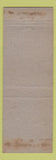 Matchbook Cover - New Dom Hotel Hartford CT WORN