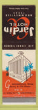 Matchbook Cover - Jardin Hotel Brownsville TX WEAR