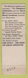 Matchbook Cover - Zumbro Cafeteria Java Ho Rochester MN